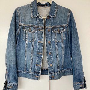 J Crew 100% cotton vintage 90's style denim jacket, XS